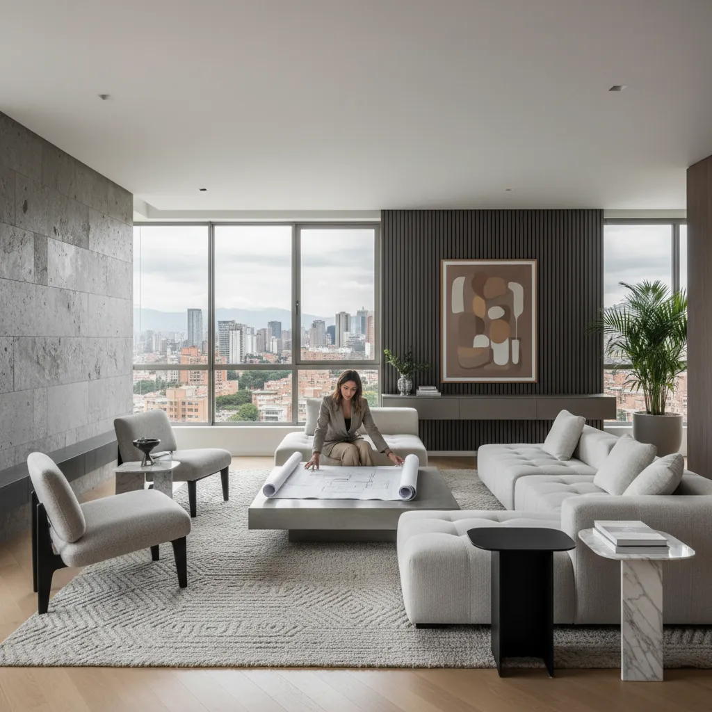 Diseñador de interiores en Bogotá: guía realista