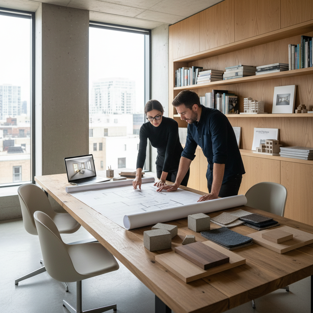 Diseñadora de interiores y arquitecto técnico: diferencias