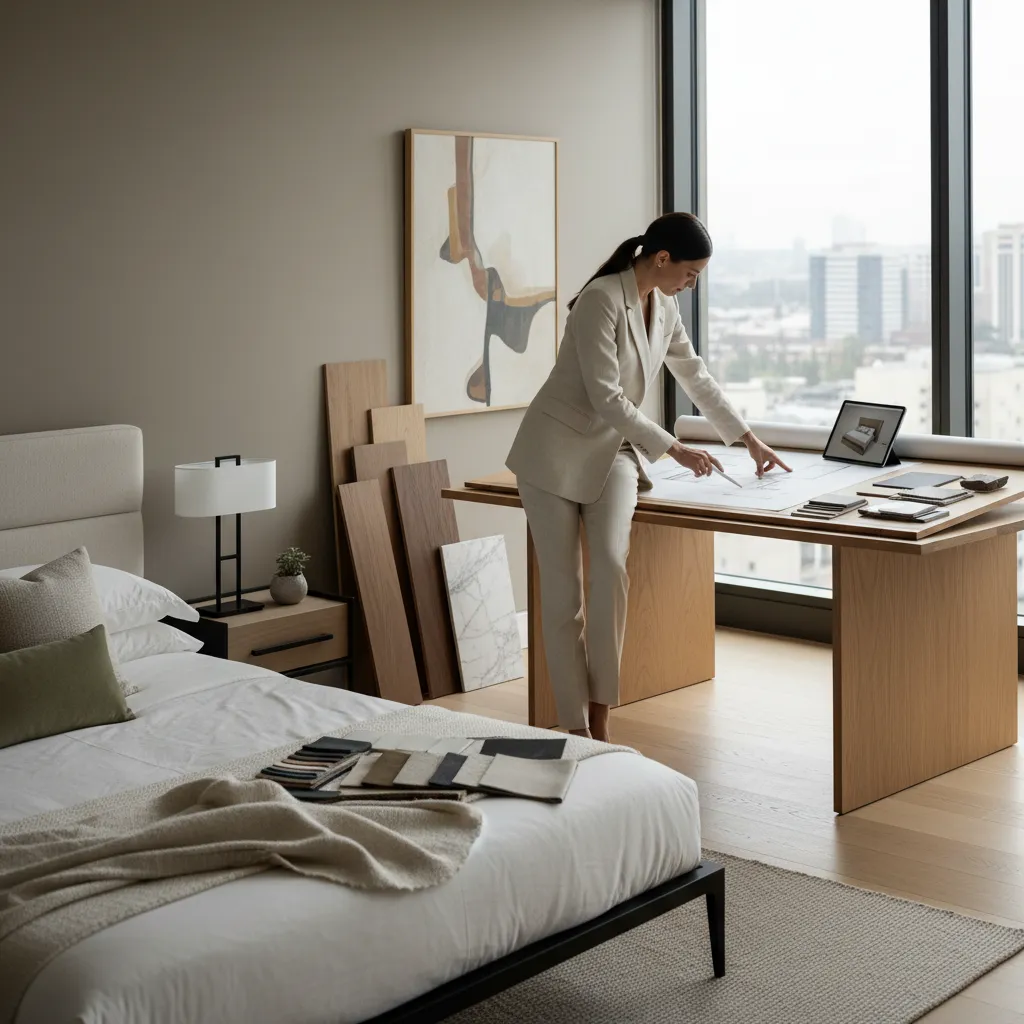 Cómo diseñar habitación como decorador de interiores