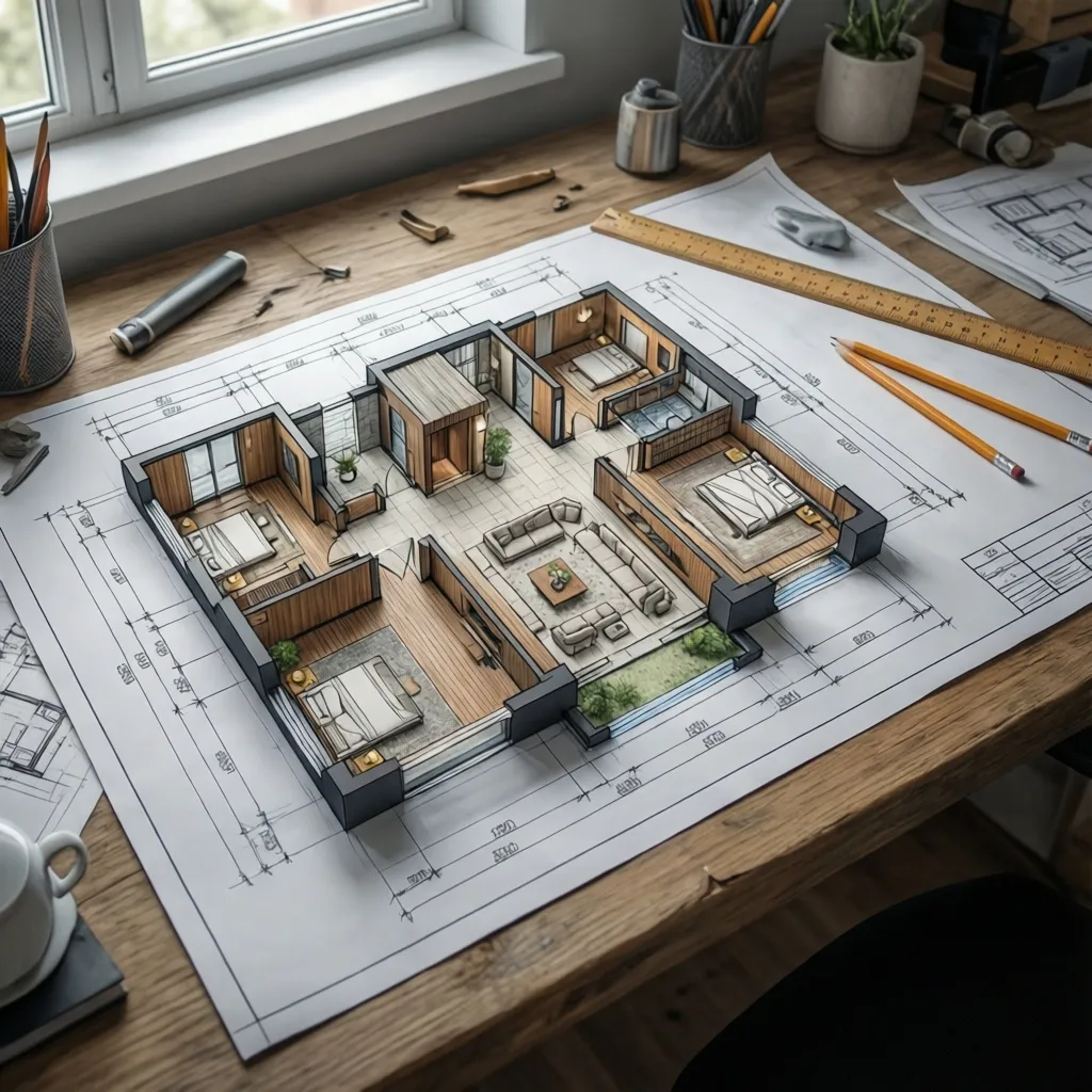 Cómo diseñar planos de una casa desde cero