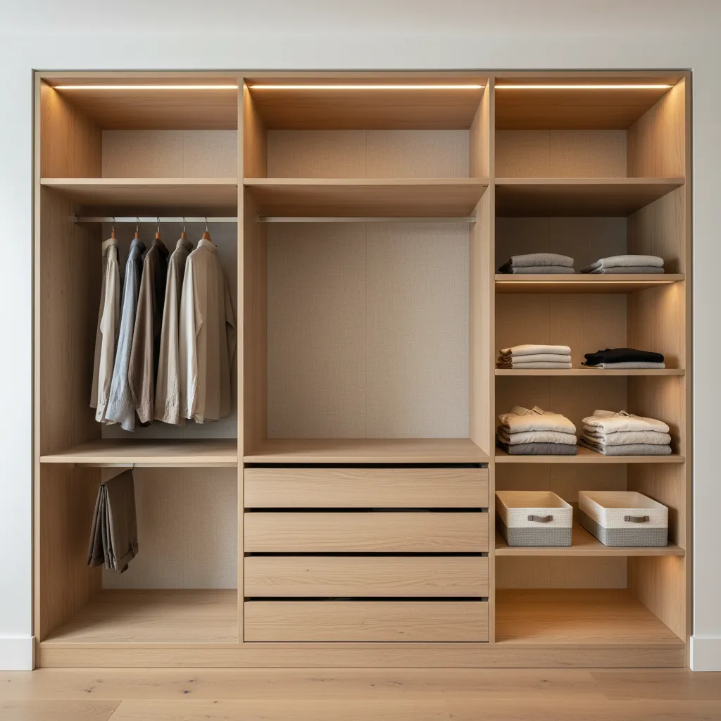 Diseño de armarios de interior: guía práctica