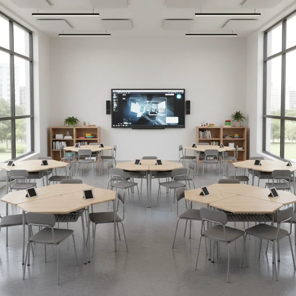 Diseño de interiores de aulas 3D: guía práctica