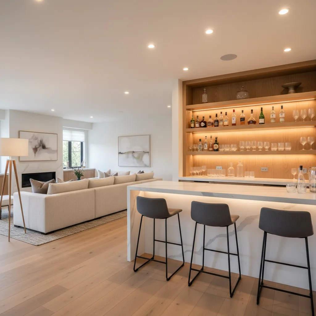 Diseño de bar para casa: ideas prácticas y elegantes