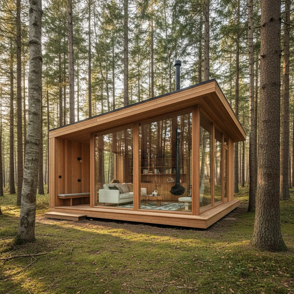 Diseño de casas cabañas pequeñas: ideas y planos