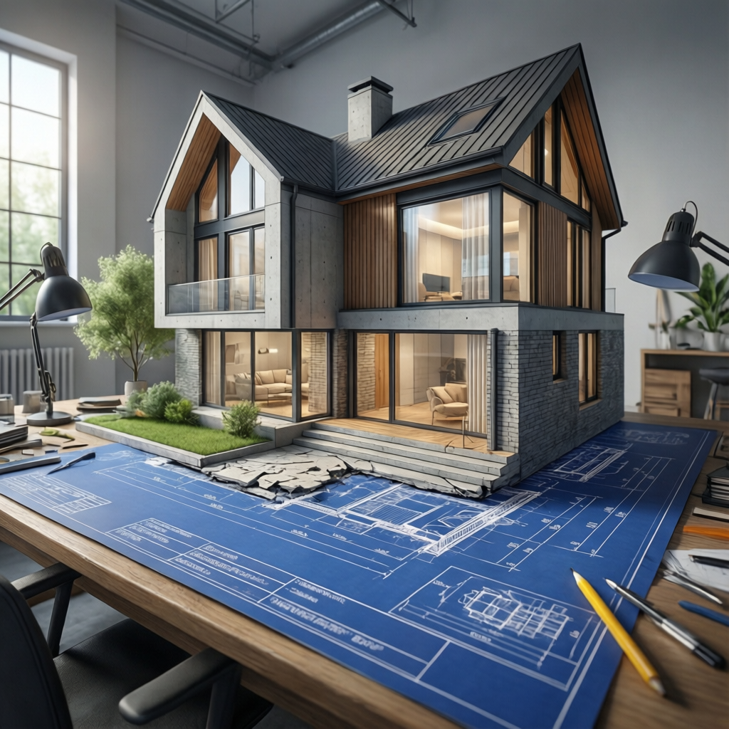 Diseño de casa 3D en AutoCAD: guía práctica