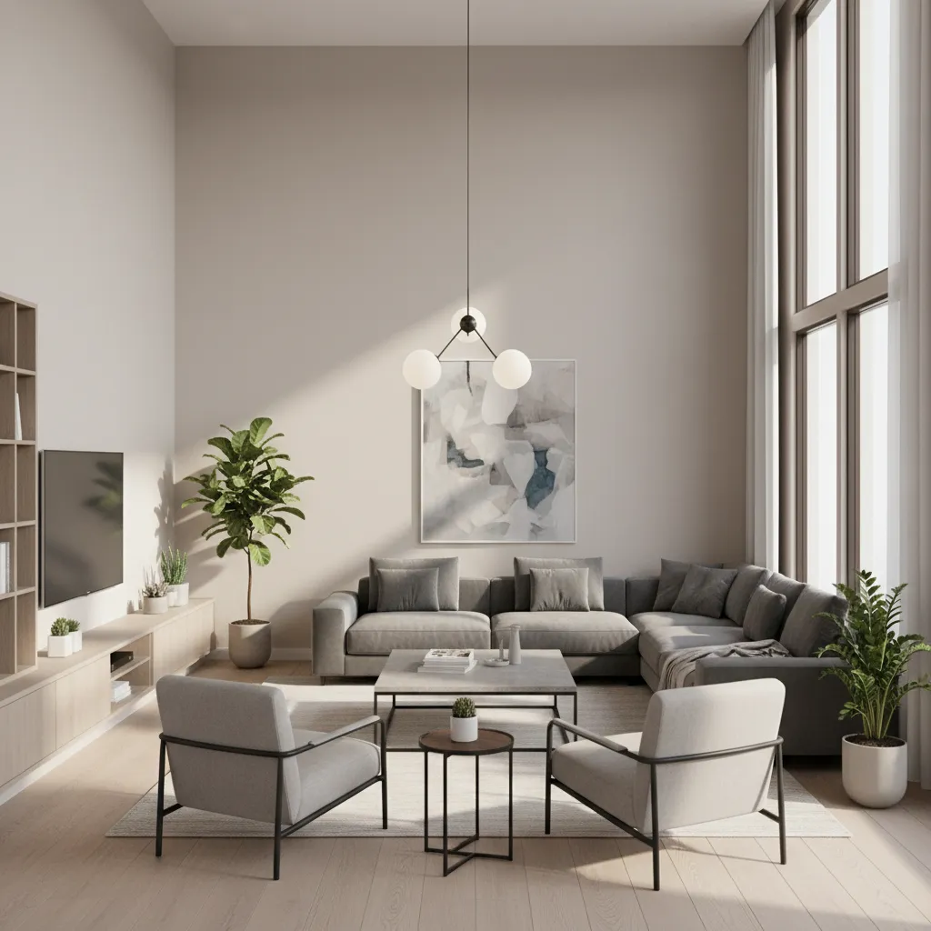 Visualización 3D de un interior de vivienda generado desde un plano digital