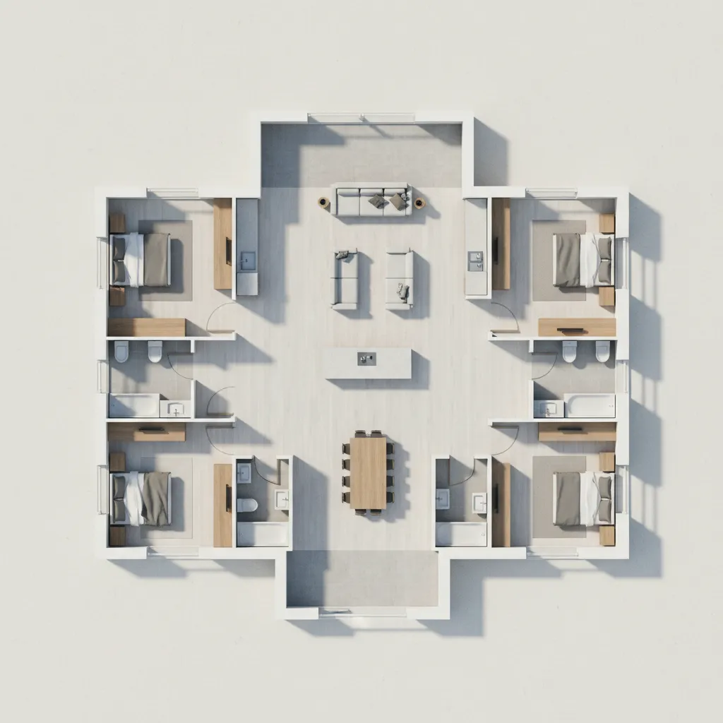 Diseño de casa de 5 cuartos: guía práctica
