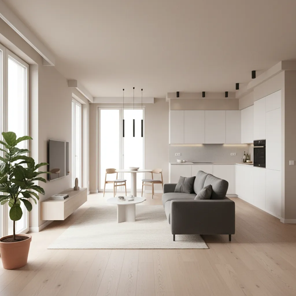 Casas de 60 metros cuadrados: diseño inteligente