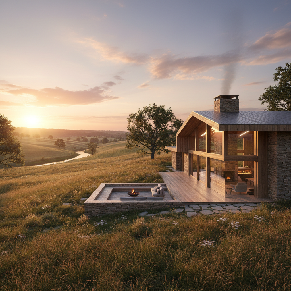 Diseño de casa en el campo: guía práctica