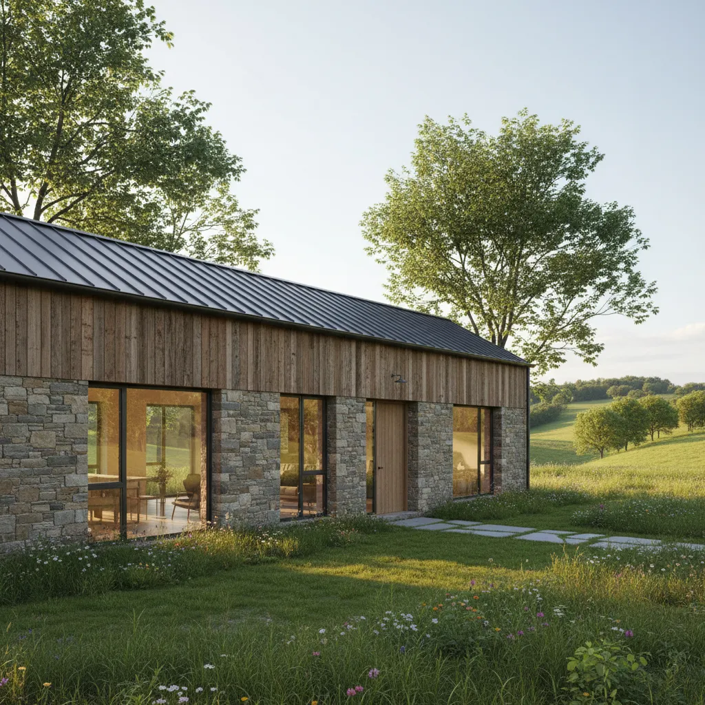 Diseño de casa de campo sencilla: ideas prácticas
