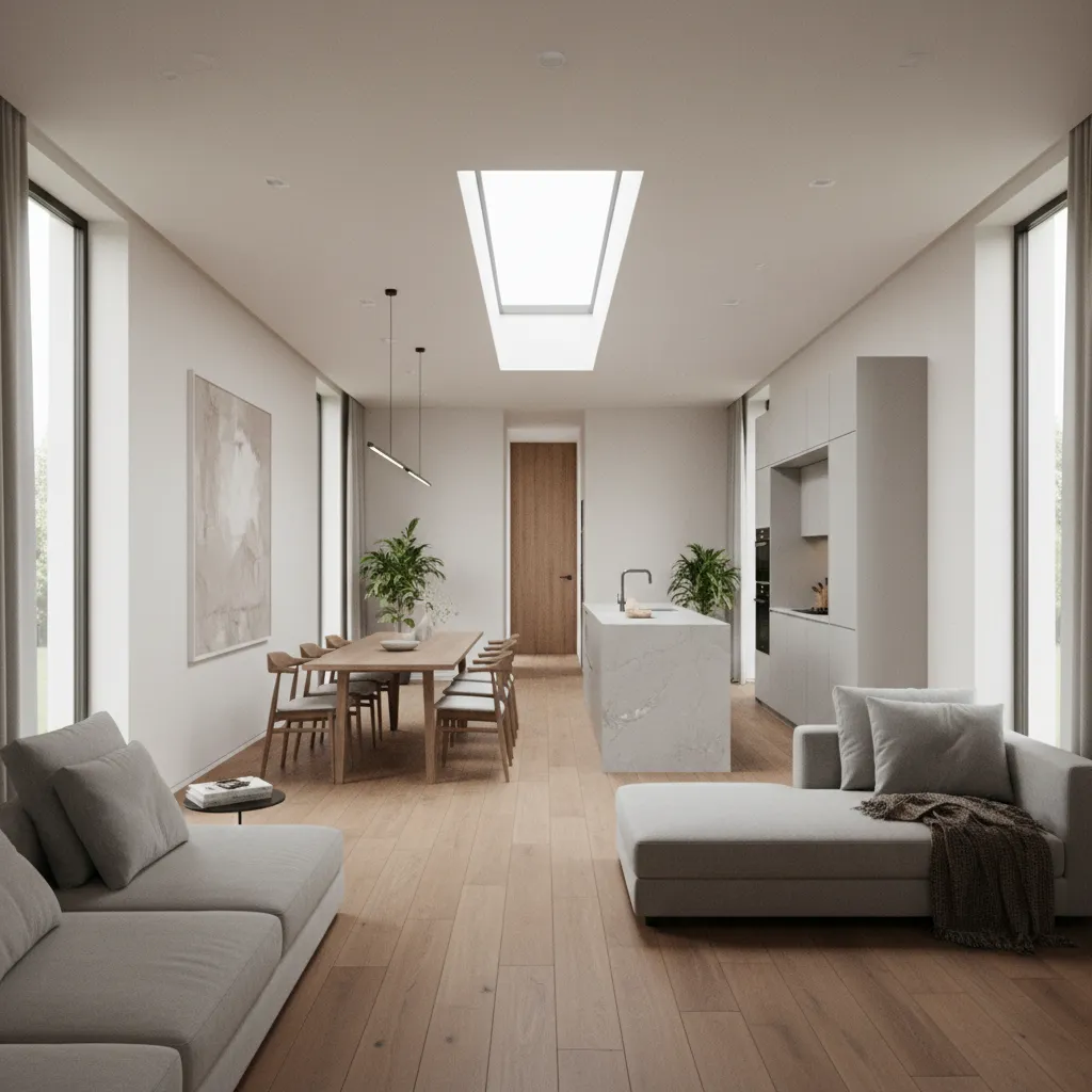 Diseño de casa larga y angosta: ideas que sí funcionan