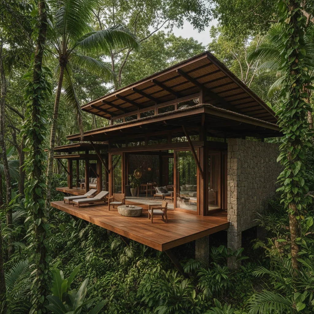 Diseño de casas selva: claves para integrarse con la naturaleza