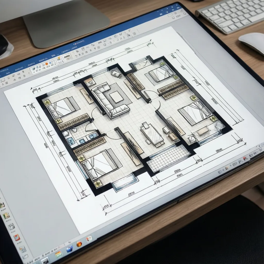 Cómo hacer un diseño de una casa en Word paso a paso