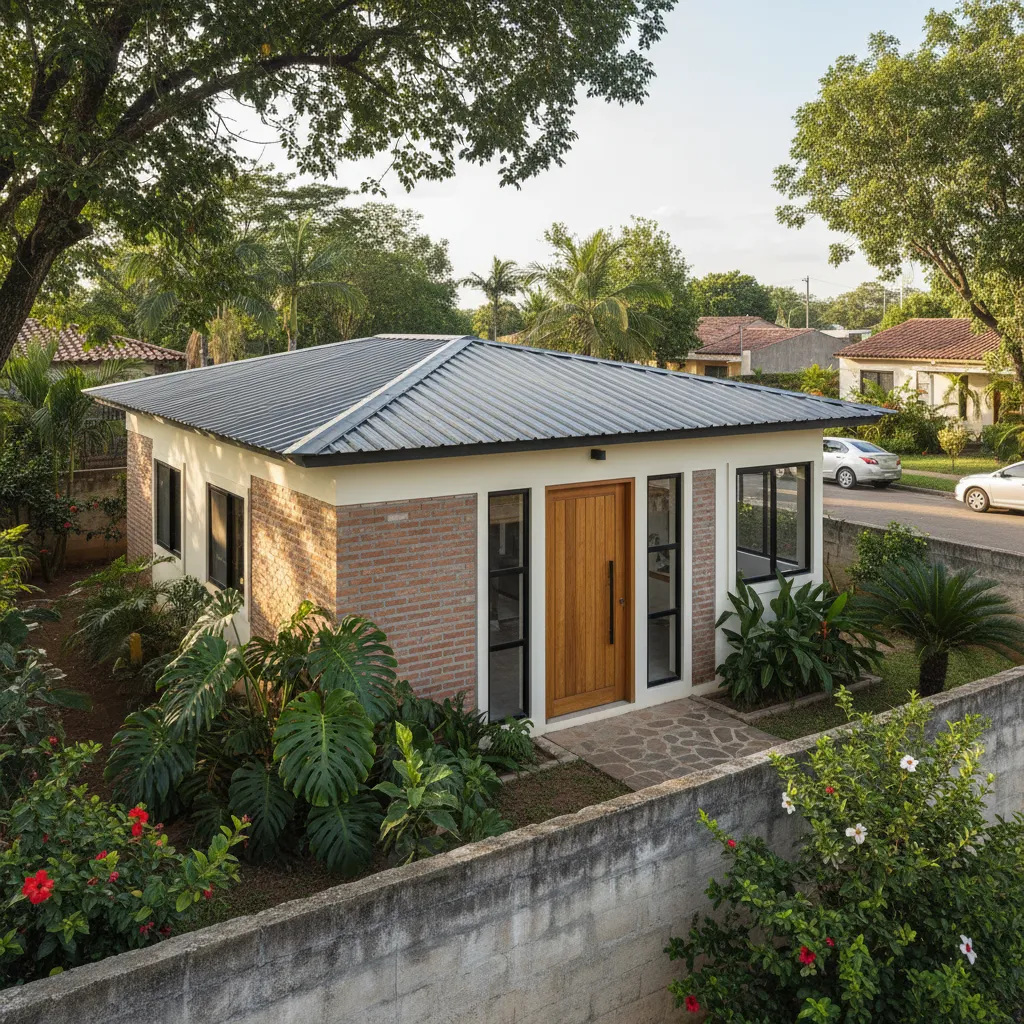 Diseño de casas económicas en Paraguay