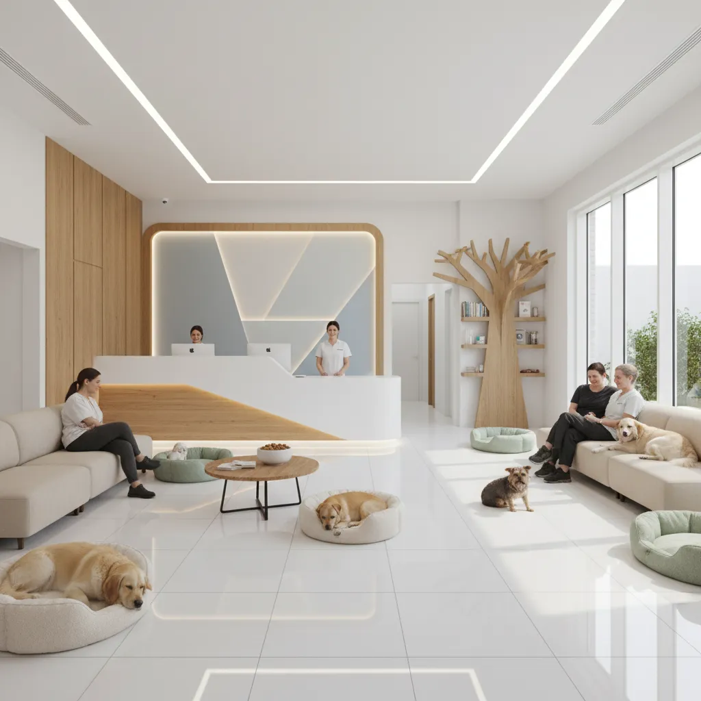 Diseño de interiores para clínicas veterinarias