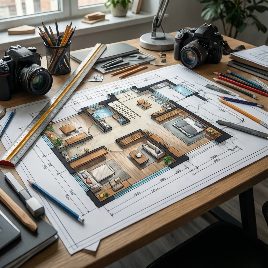 Diseño a escala de interiores: guía práctica