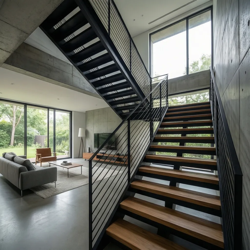 Diseño de escaleras metálicas de interior: guía práctica