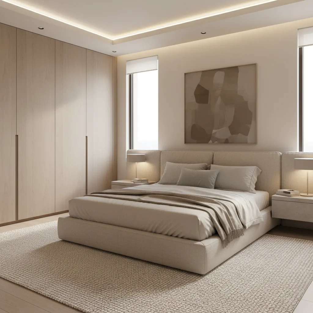 Visualización 3D de una habitación diseñada con software sencillo