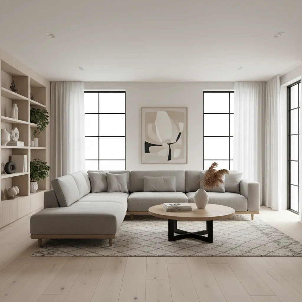 visualización 3D de un salón diseñado digitalmente