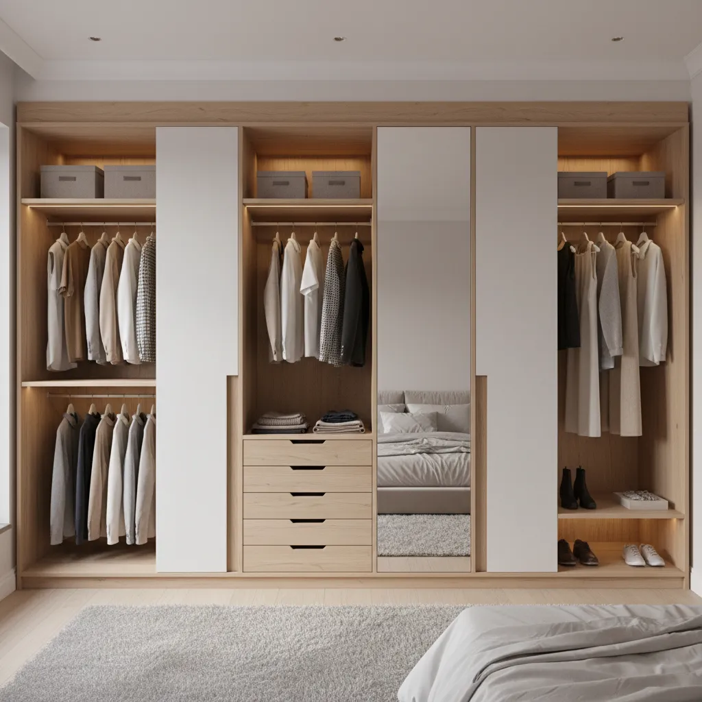 Cómo diseñar el interior de un armario empotrado