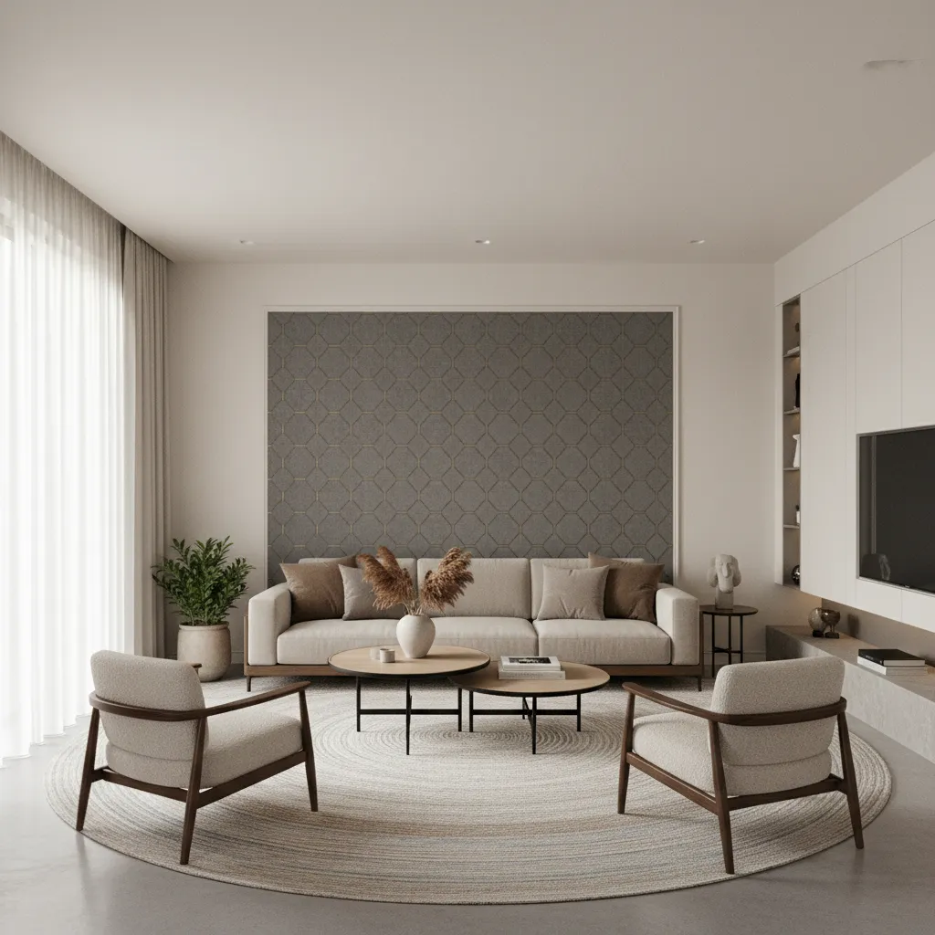 Diseño interior con fondo de pantalla: guía práctica