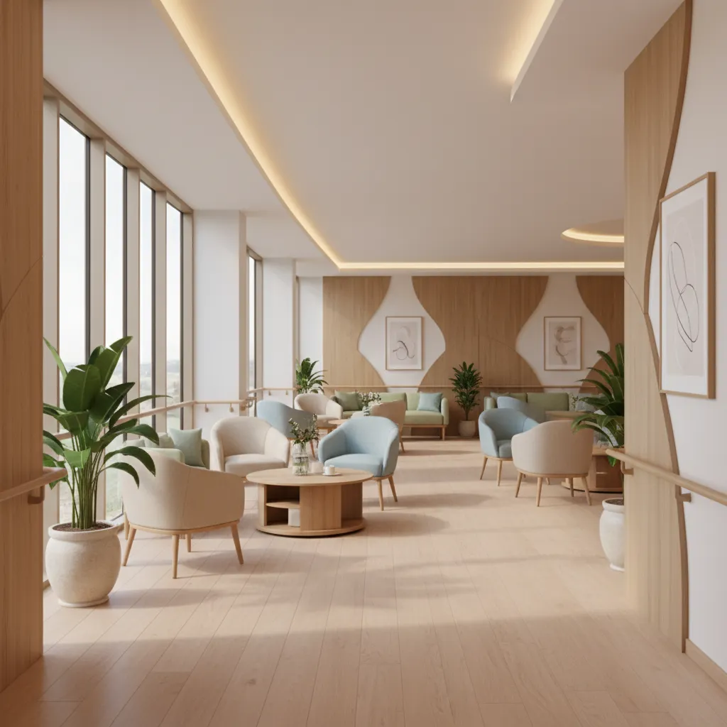 Diseño de interior en residencias de ancianos