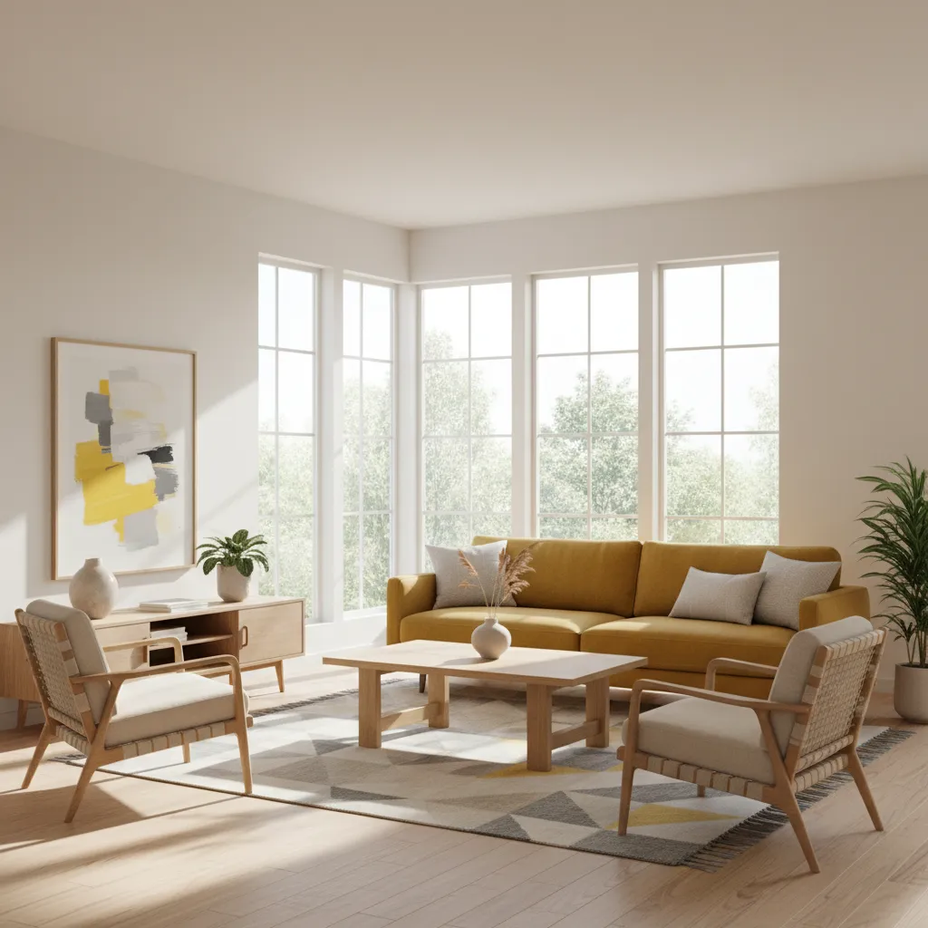 Diseño de interiores color amarillo: guía práctica