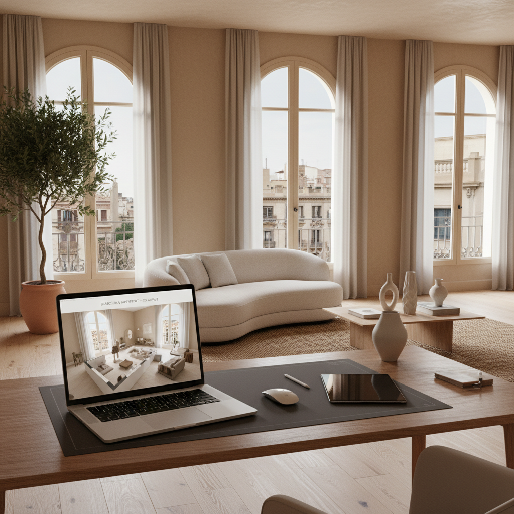 Diseño y modelado de interiores en Barcelona