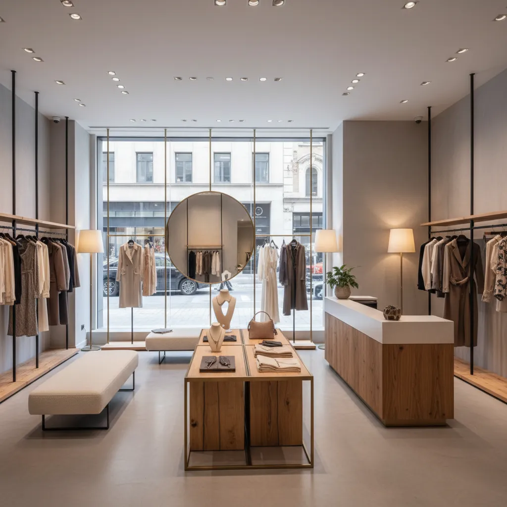 Diseño de interiores de tiendas y boutiques