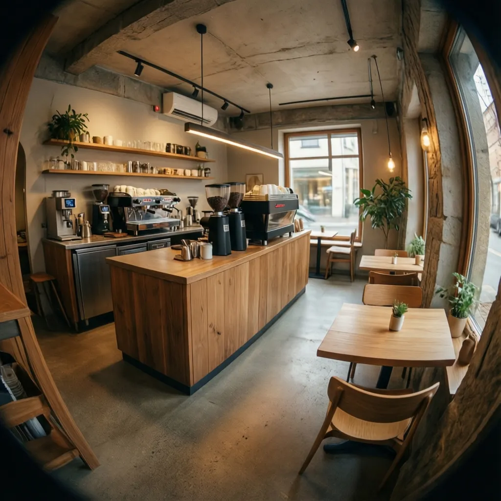 Diseño de interiores para cafeterías pequeñas