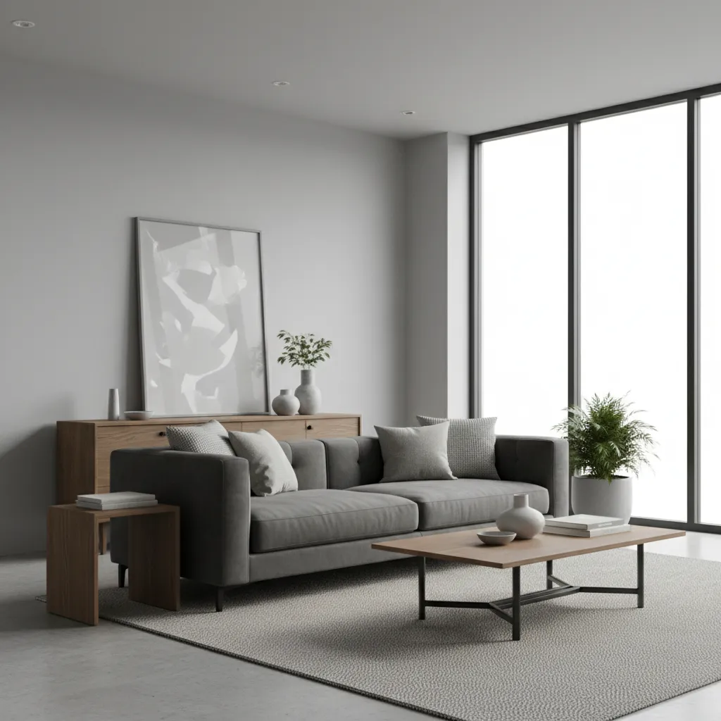 Diseño de interiores en color gris: guía práctica