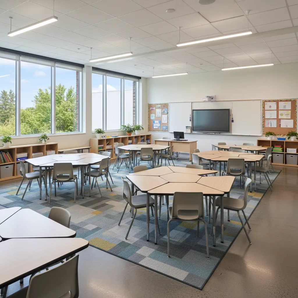 Diseño de interiores escuela pública: guía práctica