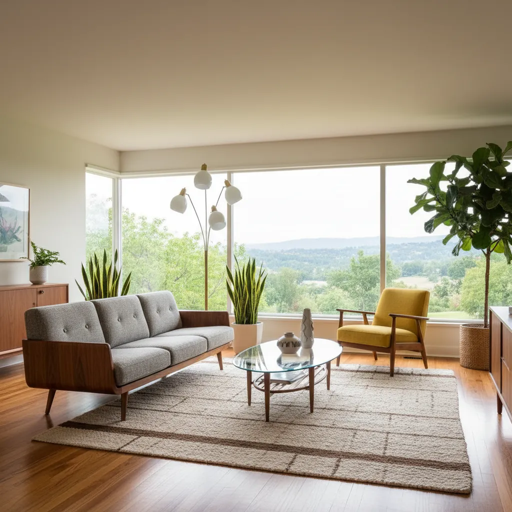 Diseño de interiores estilo 50s: guía práctica