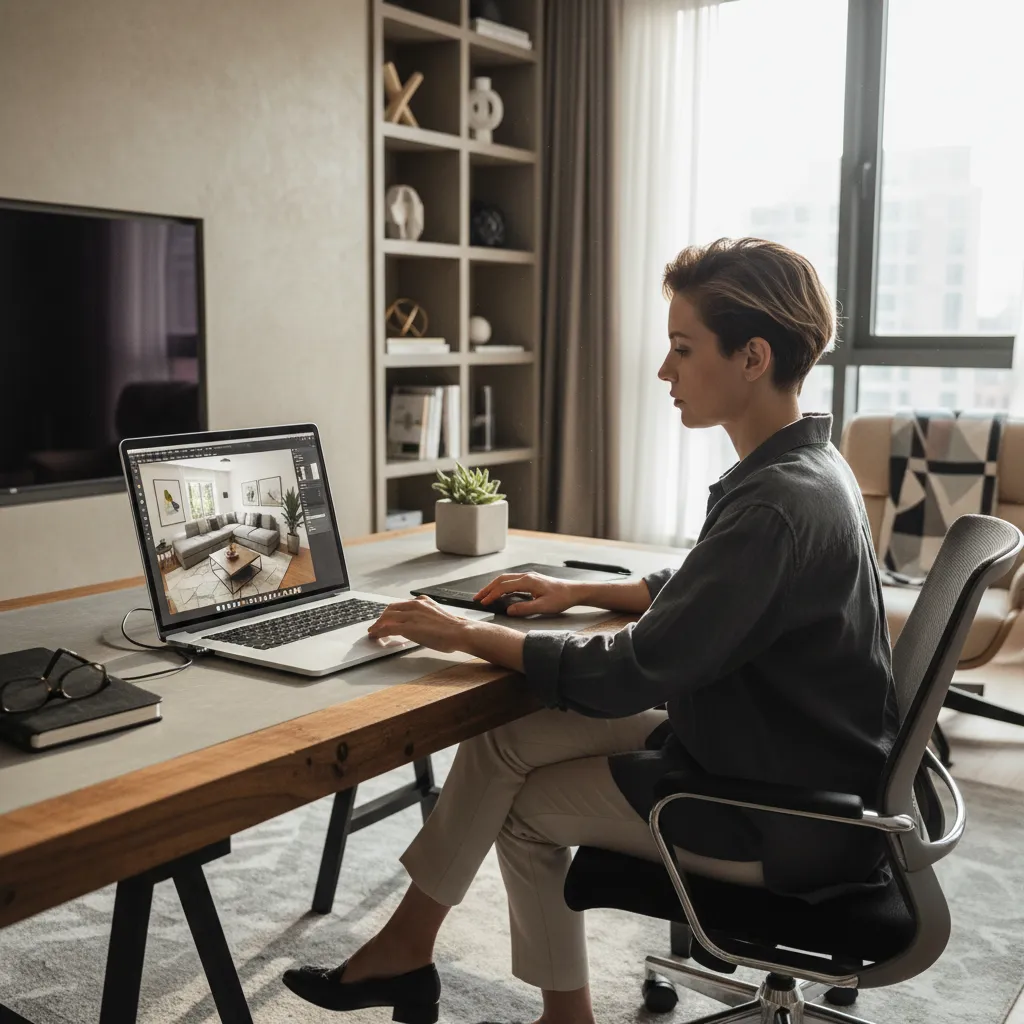 Diseño y decoración de interiores online: guía práctica