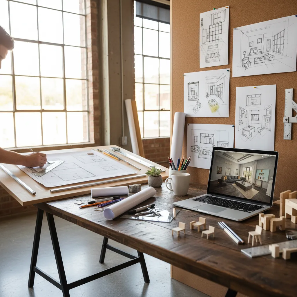 Diseño de interiores pensum España: qué se estudia