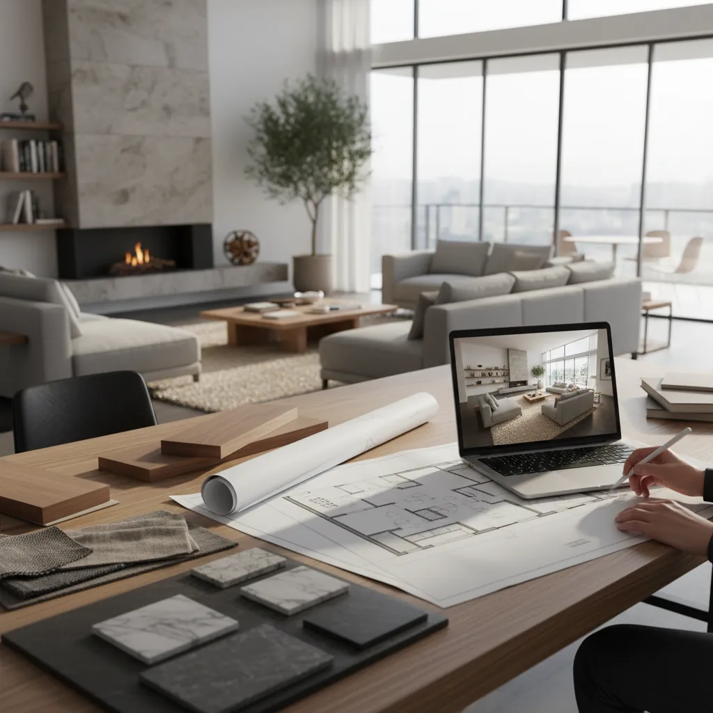 Diseño de interiores: estrategias y planificación de espacios