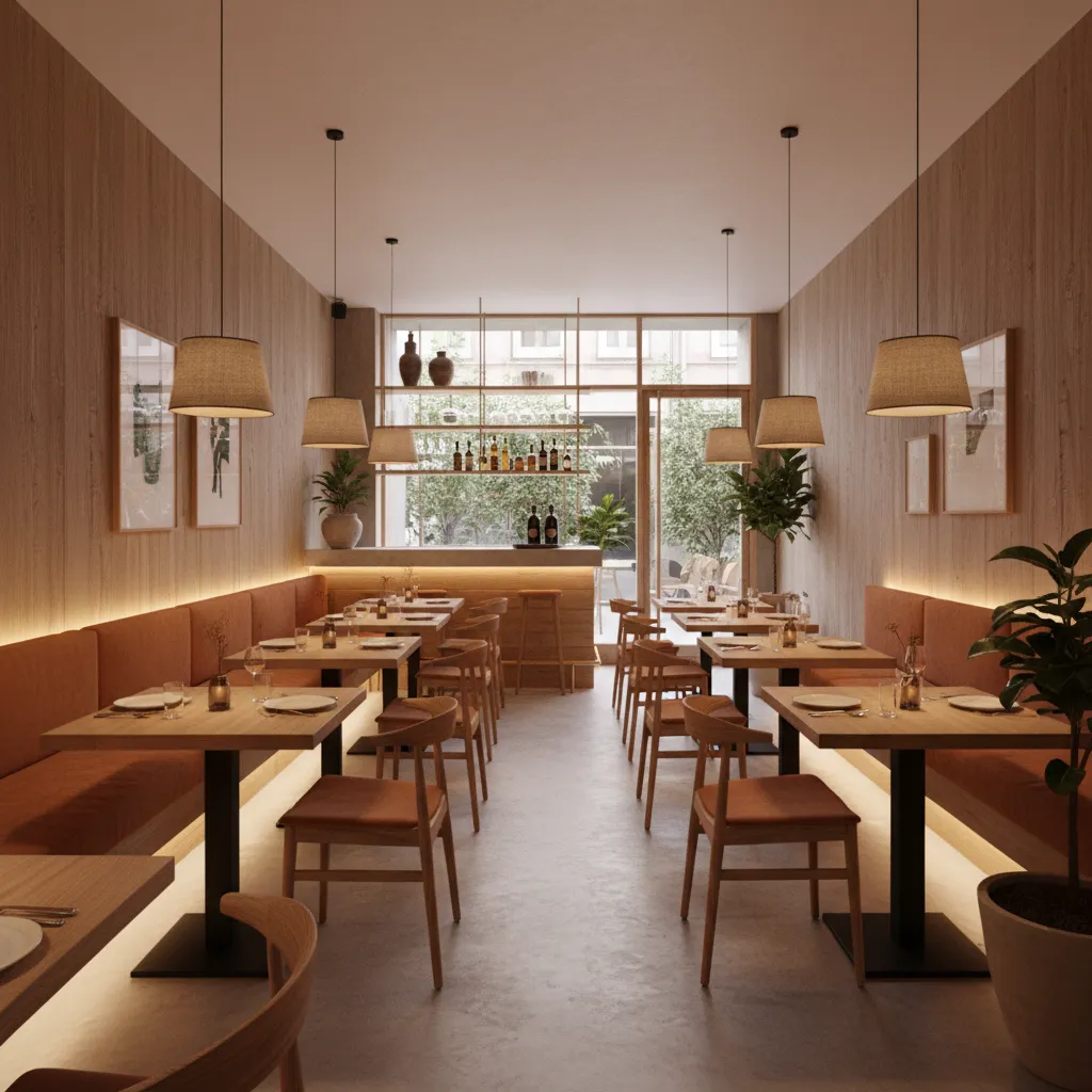 Diseño de interiores para restaurantes pequeños