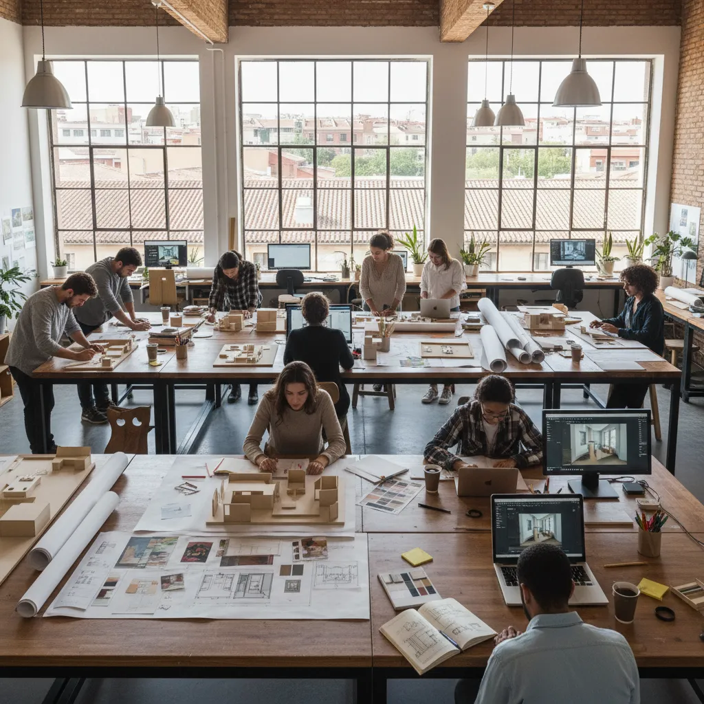 Diseño de interiores en universidad pública en Madrid