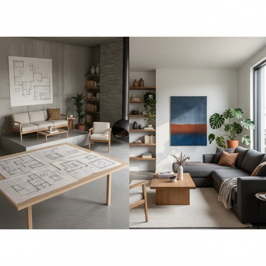 Diseño de interiores o decoración: cuál elegir