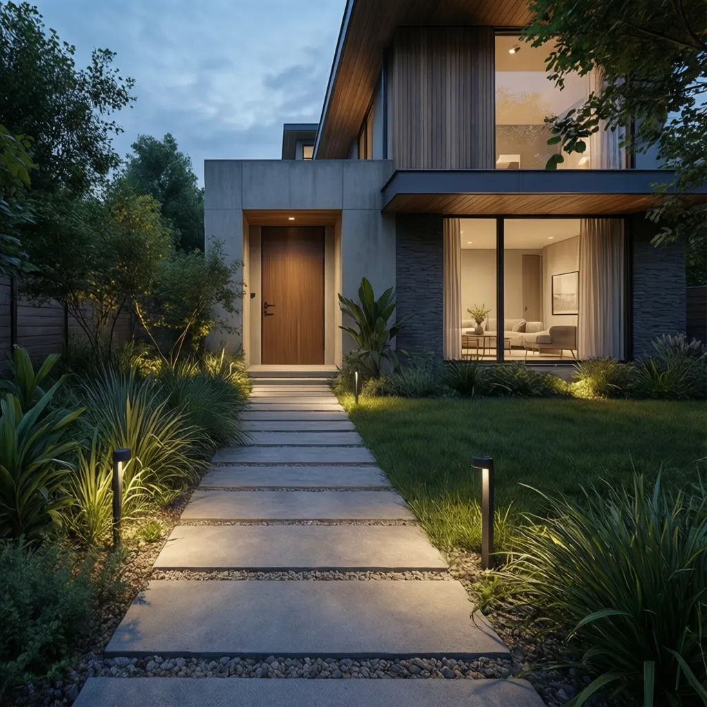 Diseño de pasillo de fuera de casa: ideas funcionales