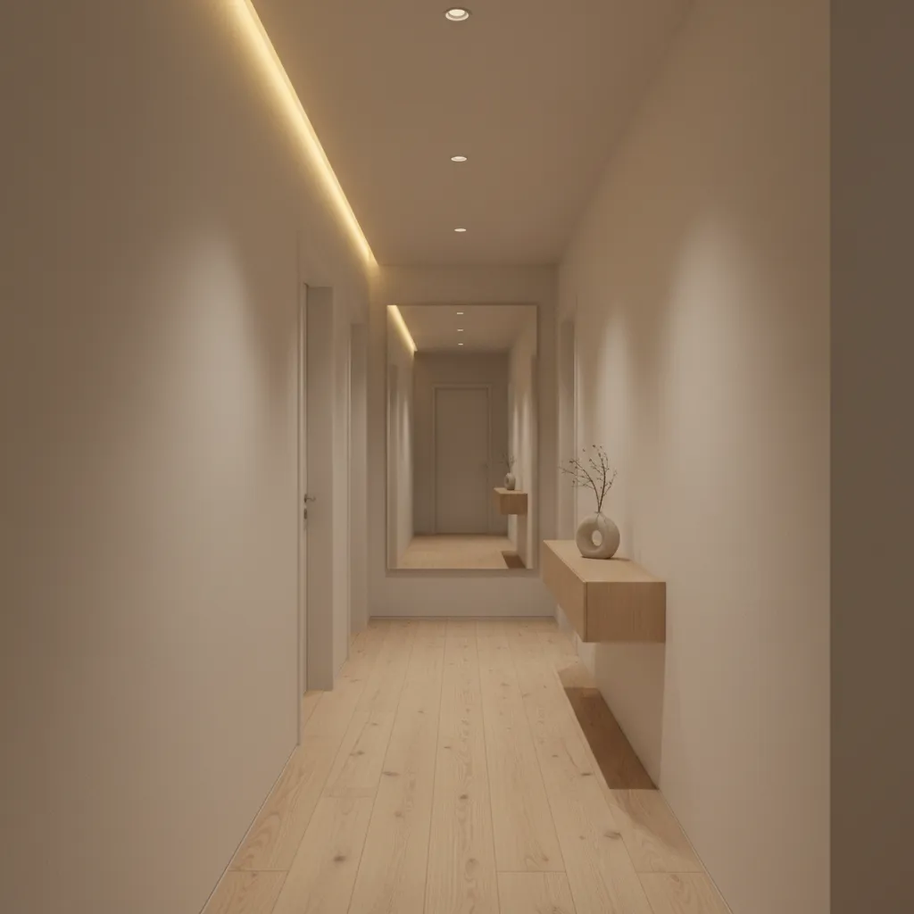 Diseño de pasillos interiores pequeños: ideas que sí funcionan