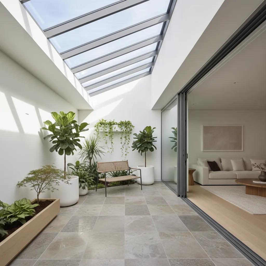 Diseño de patios interiores cerrados: ideas que sí funcionan