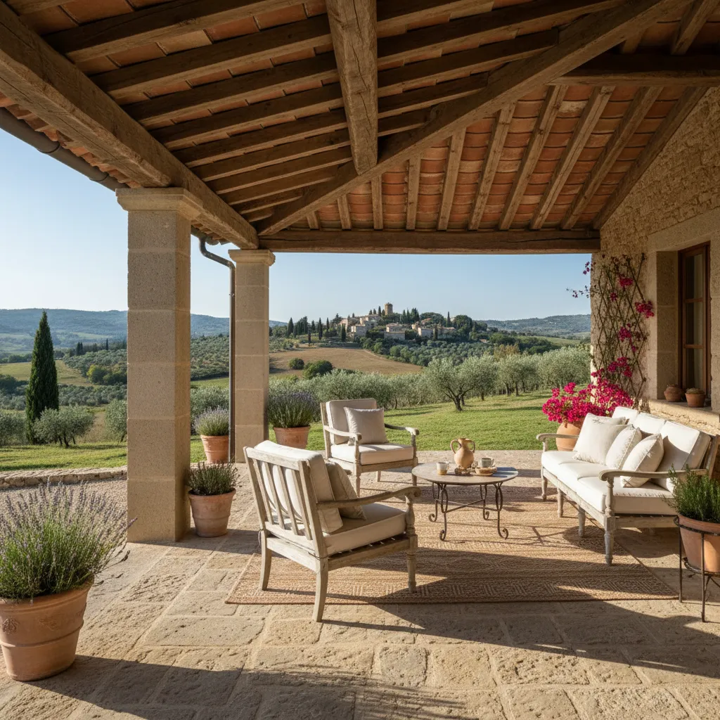 Diseño de porches para casas de campo: ideas prácticas