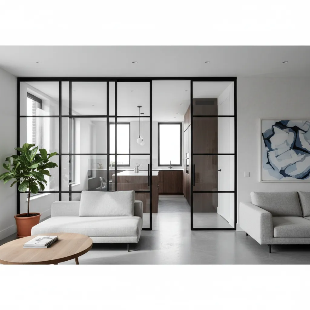 Diseño de puertas metálicas para interiores