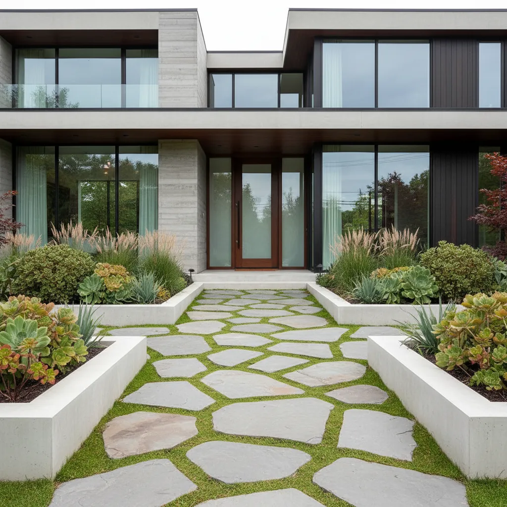 Diseños de aceras de casas: ideas modernas y funcionales