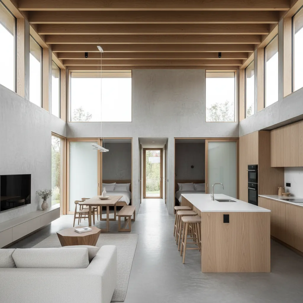 Diseños de casa de 2 habitaciones: ideas prácticas y modernas