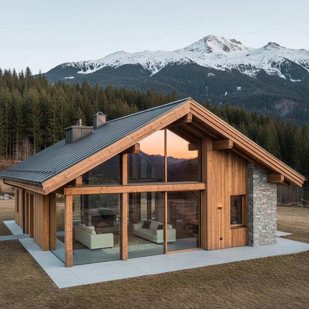 Diseños de casas estilo chalet: ideas y planos reales