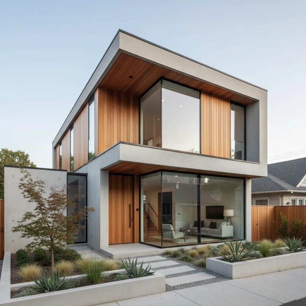 Diseños de casas de 2 pisos pequeñas: ideas reales