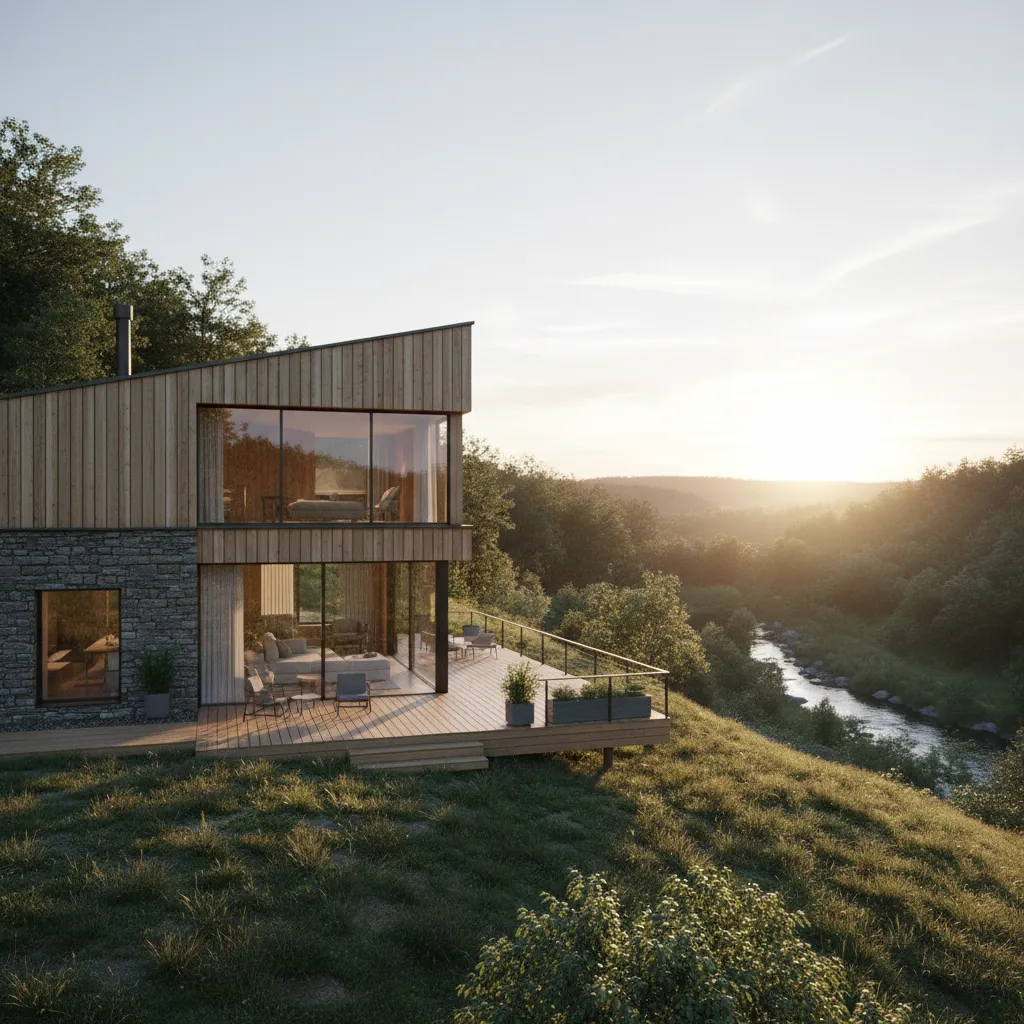 Diseños de casas de campo: ideas funcionales y modernas