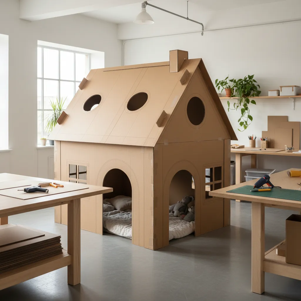 Diseños de casas de cartón: ideas creativas y prácticas